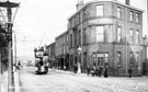 Fulwood Road at Glossop Road junction showing (centre) No. 247 York Hotel