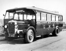 L.M.S. Bus No. 51F, Reg. No. UR 3767, A.E.C. (painted maroon with gold lettering), operated by Sheffield Corporation on Sheffield -Manchester (via Woodhead) route on behalf of railways, in service 1929-1930/5