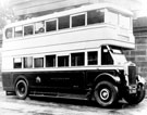 Bus No. 128, Reg. No. WJ 3967, Leyland 'Titan' with 48 seats, converted to a gas-producer bus in 1940, in service 1932-1948, picture taken outside Botanical Gardens, Clarkehouse Road