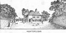 Hunter's Bar toll bar, Ecclesall Road, closed midnight, October 31, 1884 Hunter's Bar toll bar, Ecclesall Road, closed midnight, October 31, 1884