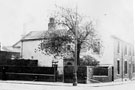 View: s16221 House on corner of Gell Street, most probably at junction of Glossop Road