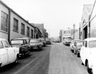 Gilpin Street looking towards Cleaners Ltd., window cleaners, No. 1 Cross Gilpin Street