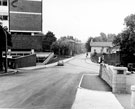 Glossop Road and Durham Road junction, University House, University of Sheffield, left, Brunswick House in distance