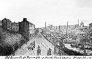 Granville Street and site of new Sheffield Midland railway station, 1850-1880, No. 121 Robert King, engraver, Surrey Works, left