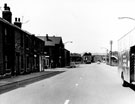 Nos. 206 - 198 Ted's Transport Cafe and Arthur Balfour and Co., metallurgical block (right), Greenland Road, Darnall showing the junction with Clipstone Road
