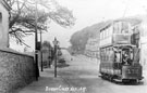 View: s16404 Double Deck Tram No. 172, Banner Cross termini, Ecclesall Road/Ecclesall Road South, 1908/9, Psalter Lane in background