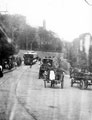 Tram No. 45 at Common Side looking towards Howard Road and St. Joseph's Chapel belonging to St. Joseph's Home for Catholic Girls