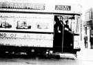 Electric Tram No. 349 during Last Tram Week on Tenter Street