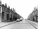 Grimesthorpe Road from the junction with Earldom Road looking towards Lyons Road, Burngreave