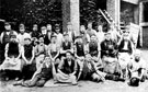 Group of tannery workers from William Birks and Co., Woodhouse, corner of Birks Avenue and Tannery Street