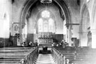 Interior of St. James C. of E. Church, Woodhouse, looking towards the East window