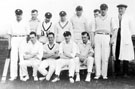 Darnall Congregational Church cricket team, Mr. Jones is umpire on the far right