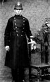 PC. No. 301 J. A. Lloyd in winter uniform, buttons were changed to black for night duty
