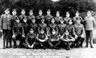 Members of Sheffield City Police called up into Royal Garrison Artillery regiment in training camp at Ripon Camp
