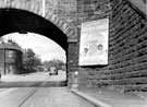 Halifax Road at the railway bridge, Wadsley Bridge