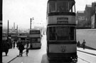 View: s16782 Electric tram No. 303 at Pond Street bus station