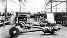 Sheffield Simplex, Fitzwilliam Works, junction of  Lock Lane and Sheffield Road, Tinsley, (complete 30 hp), transmission assemblies in the foreground