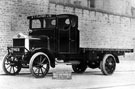 View: s16851 W. T. Flather Ltd., Standard Steel Works, Sheffield Road, Tinsley first company solid tyre lorry 