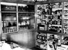 Brightside and Carbrook Co-operative Society, No. 41 Southend Road, Pharmacy Department, dispensary behind glass partition