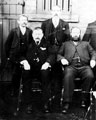 Handsworth-Woodhouse Co-operative Society board members, William Teale, William Boddy, Joseph Pilkington and W.A. Keeton, no indication as to which is which