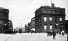 View: s16951 Haymarket from Fitzalan Square, Old General Post Office, right