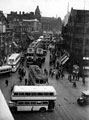View: s16976 Haymarket from Waingate, looking towards General Post Office and Fitzalan Square, Norfolk Market Hall, left, No. 32, Castle Street, Arthur Davy and Sons Ltd., provision merchants