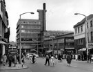 View: s16988 Haymarket looking towards Castle Market and premises including Nos. 34 - 36 F.W. Woolworth and Co. Ltd., No. 22 Burton Montague, tailors