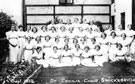 St. Cecilia Choir, under the leadership of Doctor W.M. Robertshaw - local Medical Office, taaken at Knoll Top (now demolished)