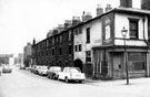 Headford Street from Broomhall Street, showing back to back housing