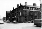 View: s17103 Headford Street at junction with Milton Street, former premises of John McClory and Sons, cutlery manufacturers, right