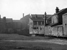 St Mary's Lane looking towards premises fronting to Ellin Street, built over the Porter Brook