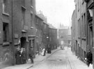Hicks Lane looking towards Spring Street Works of J.T. Dobb, varnish and paint manufacturer, 1890-1910