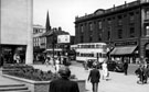 View: s17275 High Street looking towards former premises of J. Walsh and Co., No. 47, Manfield and Sons Ltd., boot and shoe dealers