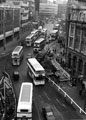 View: s17366 High Street diversion during the construction of Castle Square subway