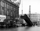 View: s17368 High Street, Castle Square, escalator being installed