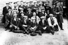 Willford and Co. Ltd., works outing, Mr. Stubbins father 4th left middle row