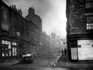 Holly Street from Barkers Pool, premises on left include Ivory Works and Cutlery Works