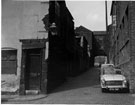 Howard Lane looking towards Eyre Street, from Eyre Lane, No. 12 Eyre Lane, left, rear of No 34, Howard Street, right