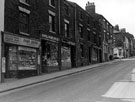Howard Street, No. 62 J.L.and A. Edge, confectioner, No. 60 Milner's Music Shop, No. 58 A. Johnson and Sons, butchers, No. 56 E. Leclere, electro plate manufacturer, No. 54 Globe Inn