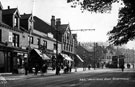 Hunter's Bar, Ecclesall Road, premises include No. 651 G. and J.W. Lister, butchers; No. 653 Frederick Loukes, stationer; No. 655 Arthur Blake, boot dealer and No. 657 Harold H. Greenfield, chemist