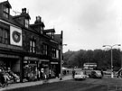 Hunters Bar, Ecclesall Road, from Junction Road, No. 79 Jn. T. Ash, newsagent, No. 81 N. Baines, confectioner, No. 83 Fred Rutter, boot repairer