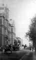 Horse drawn transport outside Jessops Hospital for Women, Leavygreave Road