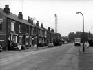 View: s17625 Leppings Lane at junction with Fielding Road, premises include No. 91 R. Thornhill, fruiterer, No. 93 Joseph Webb, butcher