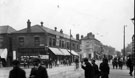 Junction of Bradfield Road, Pearks Ltd., provision dealer, No. 576 and Billiard Hall, Langsett Road and other businesses