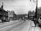 View: s17660 London Road from outside Lowfield Schools, junction with Glover Road, left