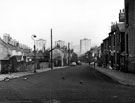 Mackenzie Street, Sharrow, from Fentonville Street, Lansdowne Flats in background