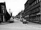 Margaret Street, St. Mary's, from Shoreham Street showing (right) Kilsun, blind manufacturers, Princess Works with St. Mary C. of E. Church, Bramall Lane in background