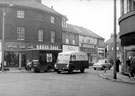 View: s17922 Streetcene, Hillsborough Corner, site of former Hillsborough Inn, Peter Pell, mens outfitters and Nos. 1, A. Davy and Sons Ltd., provision dealers, 3/5, Boots the Chemist (empty) and 7, W.and E Turner, boot dealer, Middlewood Road