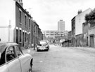 Montfort Road looking towards Rock Street and Pye Bank Flats