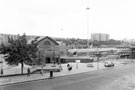View: s17993 Sheffield Transport Interchange, Pond Street showing (back right) Claywood Flats 